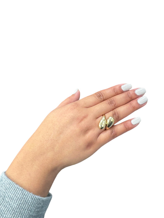 New 14K Gold Drop Women Ring. H.J™️