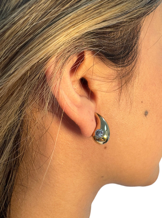 New 14K CZ Drop Earrings. H.J™️