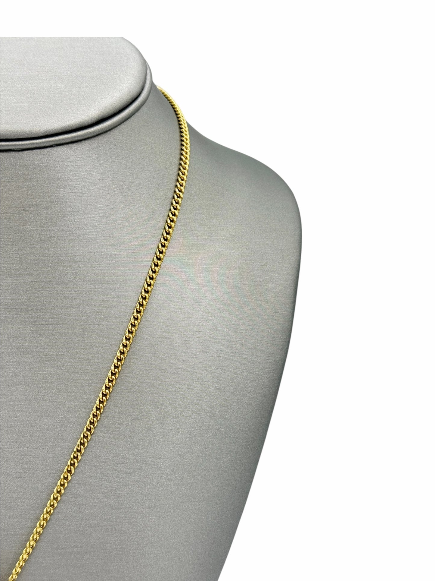 New 14K CZ Last Supper Pendant & Miami Cuban Chain H.J™️